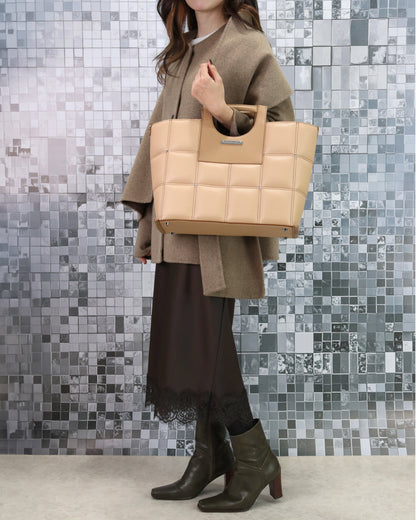 牛革アートトートバッグ