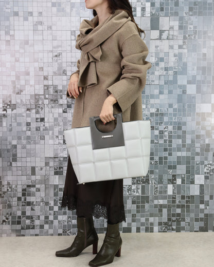 牛革アートトートバッグ