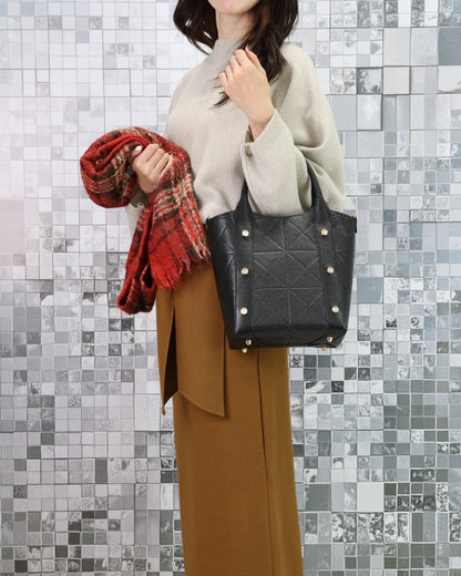 Cowhide Modern Art Tote Bag