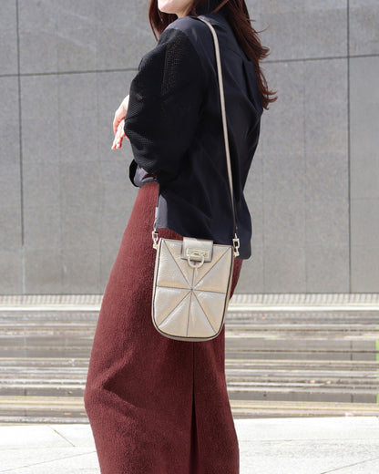 Shimmer Leather Bag