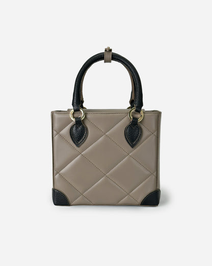 Compact Quilted Tote Bag