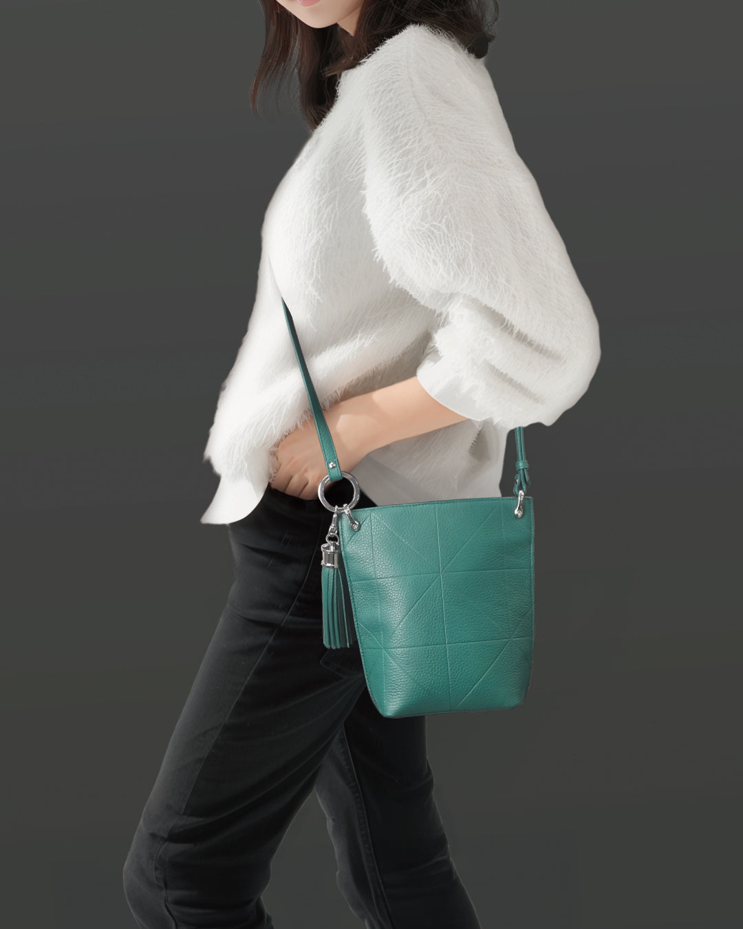 Neo-Embossed Mini Shoulder Bag