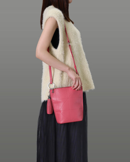 Neo-Embossed Mini Shoulder Bag