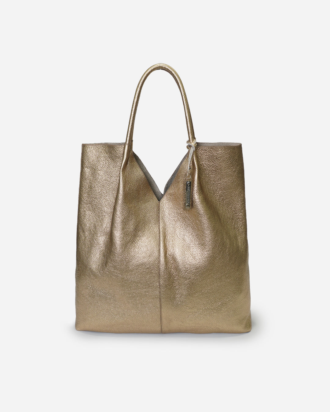 Large Metallic Tote Bag