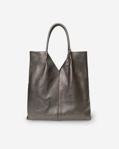 Large Metallic Tote Bag