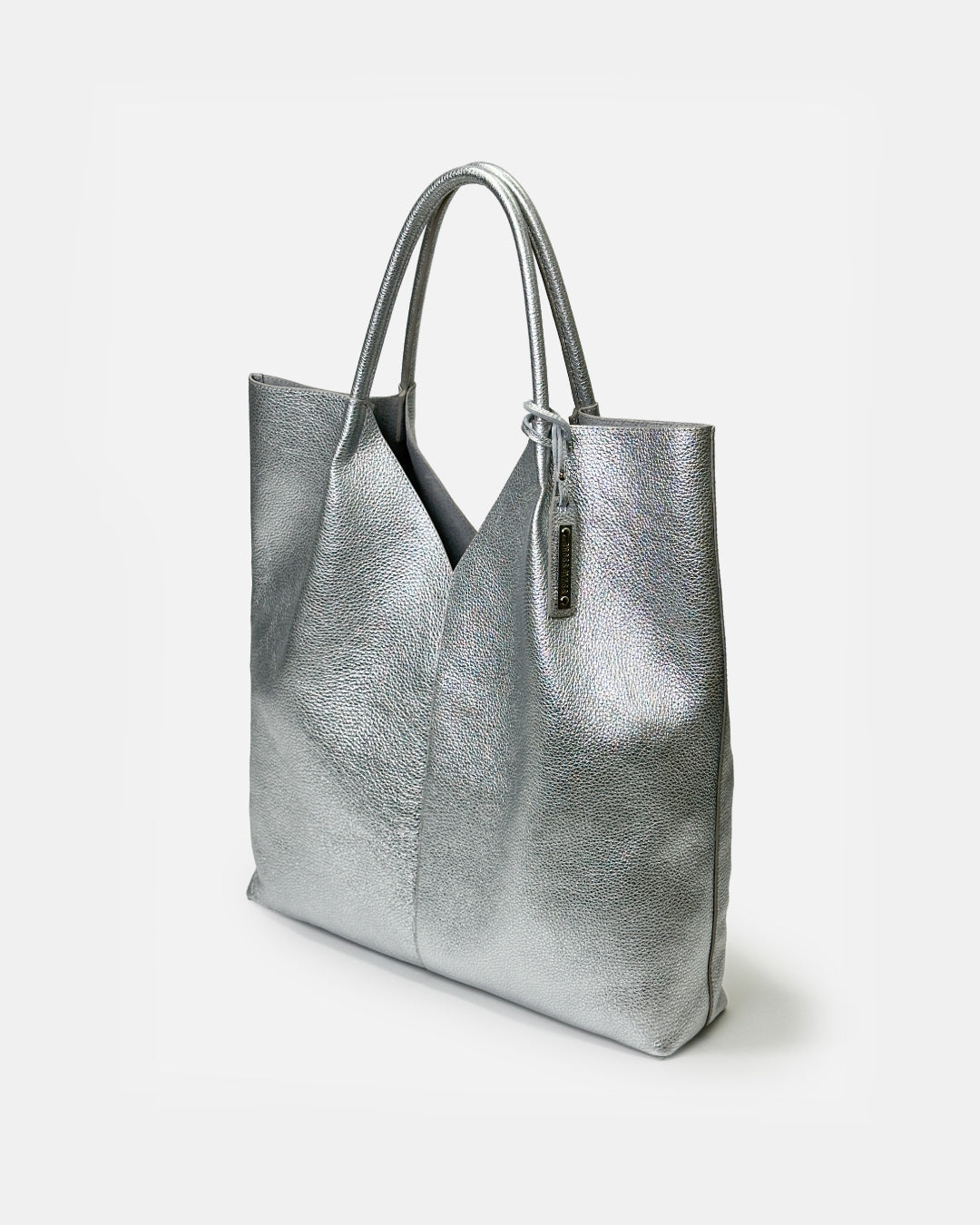 Large Metallic Tote Bag