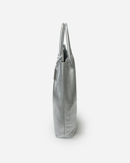 Large Metallic Tote Bag