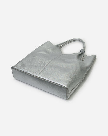 Large Metallic Tote Bag