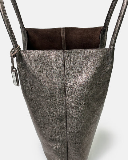 Large Metallic Tote Bag