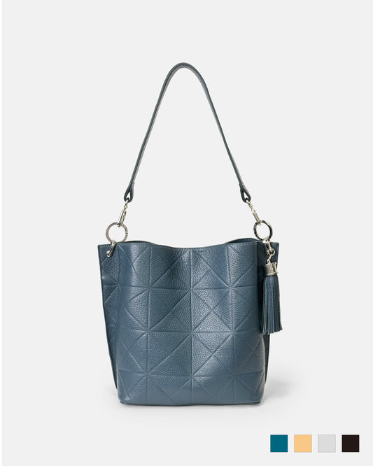 牛革シンクロエンボスバッグ