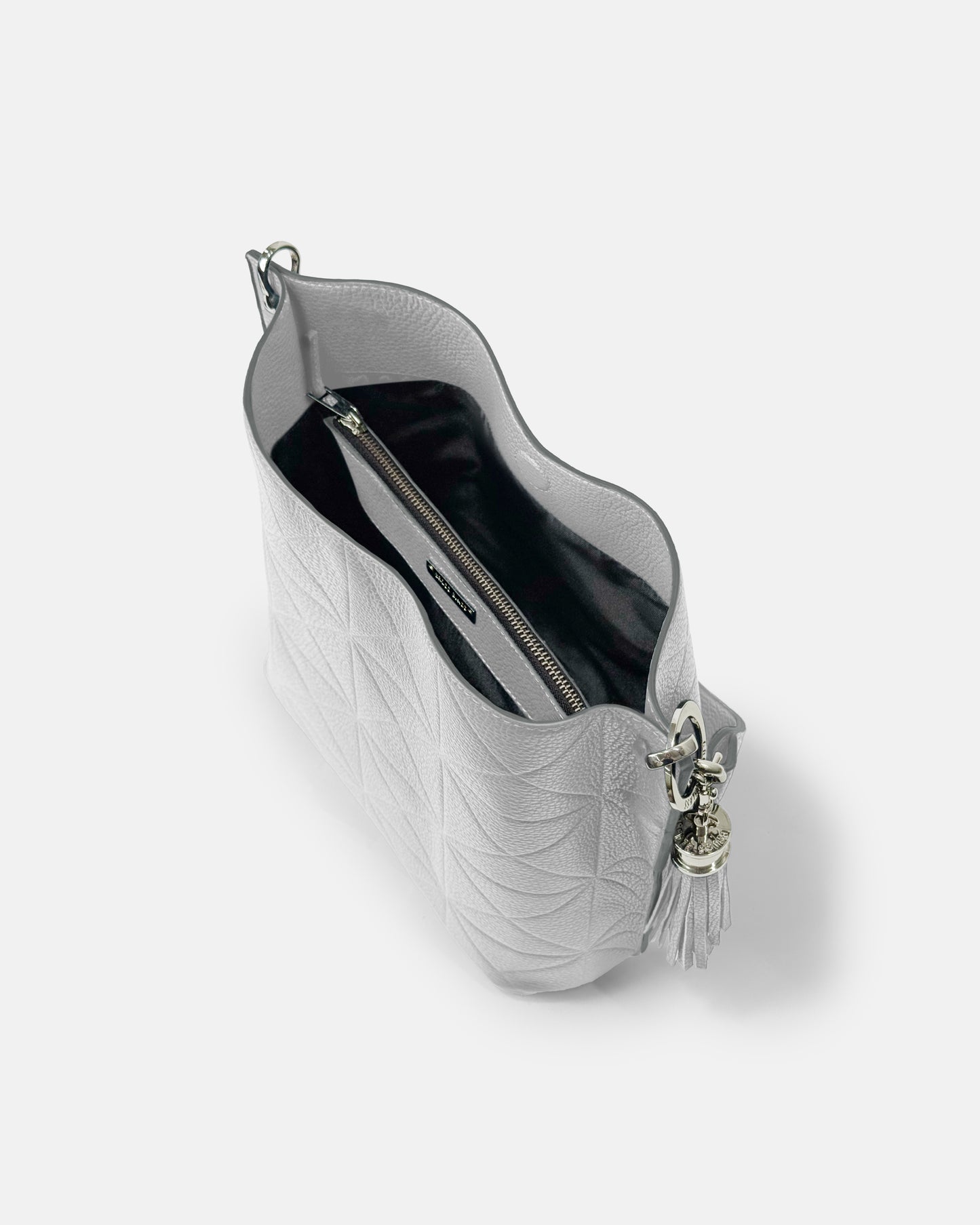 Synchro embossed cowhide bag