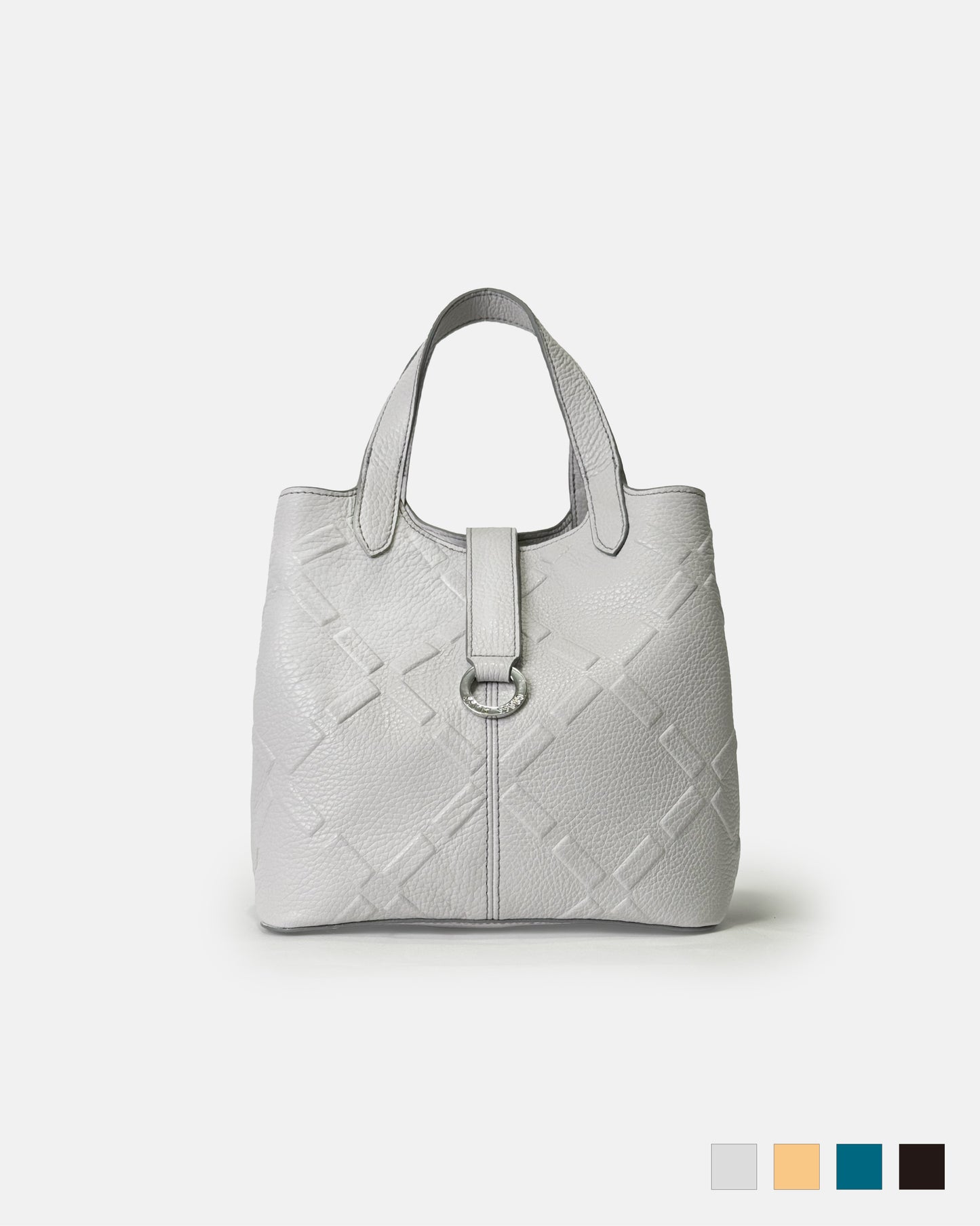 Cowhide square bag