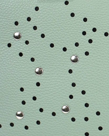 牛革カットワークトートバッグ