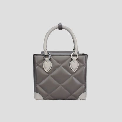 Compact Quilted Tote Bag