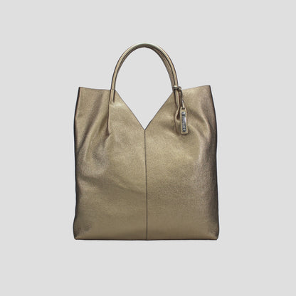 Large Metallic Tote Bag