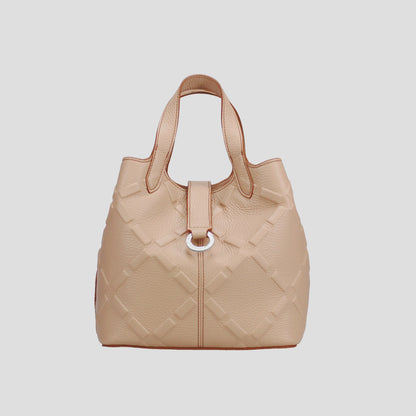 Cowhide square bag