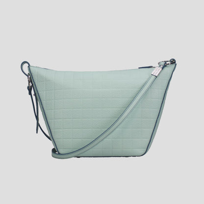 Embossed Leather Shoulder Bag